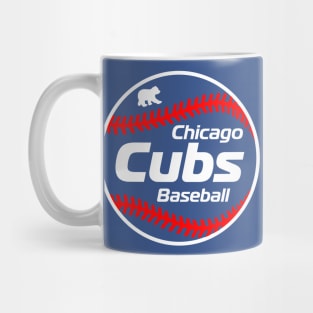 Cubs 80s Retro Ball Mug